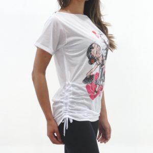 Camisão DDB Branco 474 Gitana com Rosas