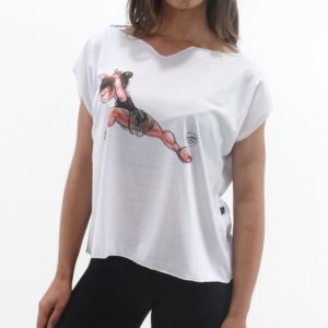 Blusa Fenda Branca 525 DN Quarta Alongê