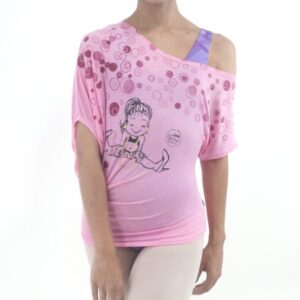 Blusa Eire Rosa Manga 3/4