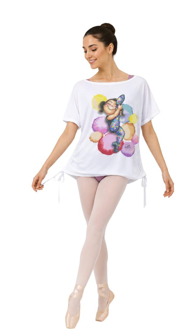 Camisão DDB Branco 109 DN Perna de Bolinha