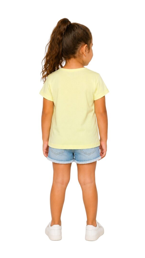 Camisa Infantil Amarela 192 DN Bola Lilás